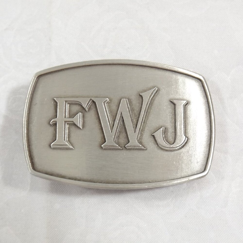 FWJ Belt Buckle, FitnesswithJonathan Logo